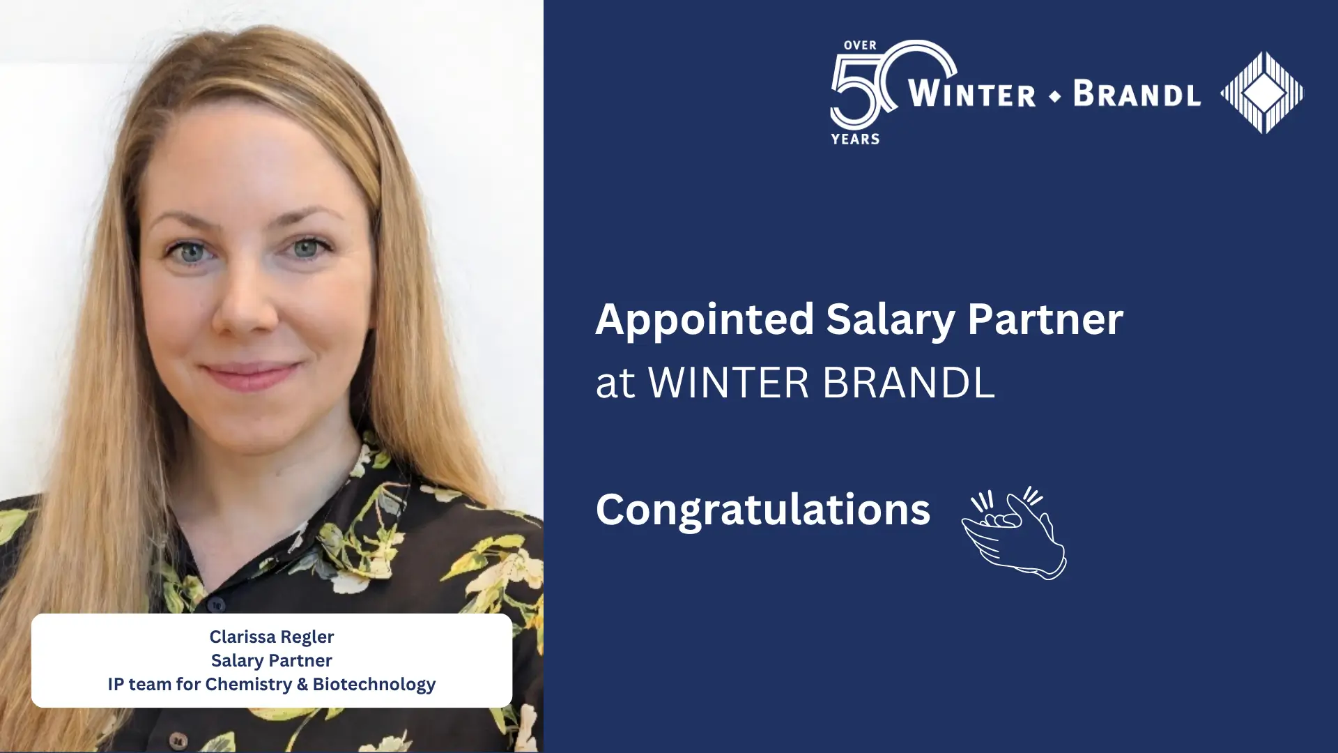 Clarissa Regler zum Salary Partner ernannt